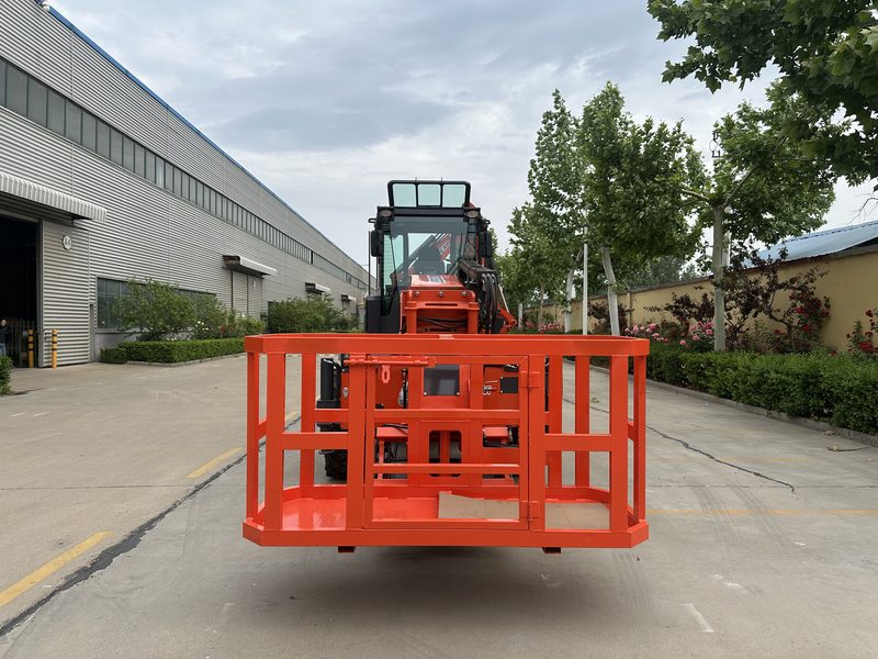 Aerial Work Platform attachment for backhoe loader