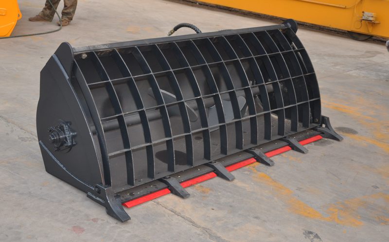 Mixing Bucket attachment for backhoe loader