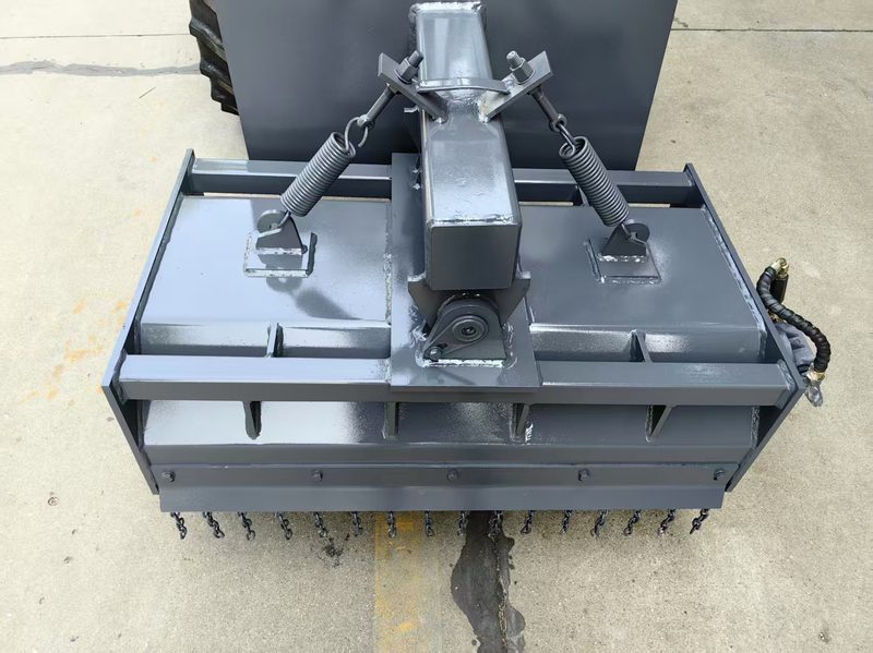 Flail Mower attachment for backhoe loader