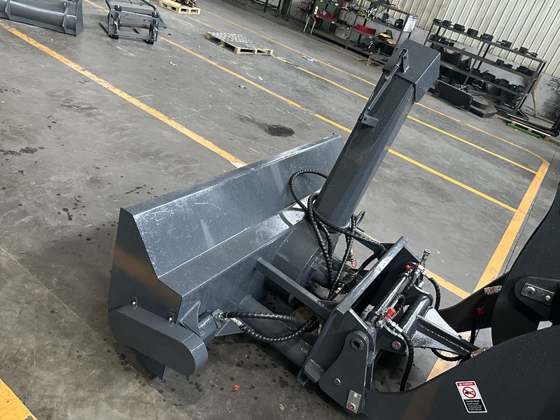 Snow Blower attachment for backhoe loader