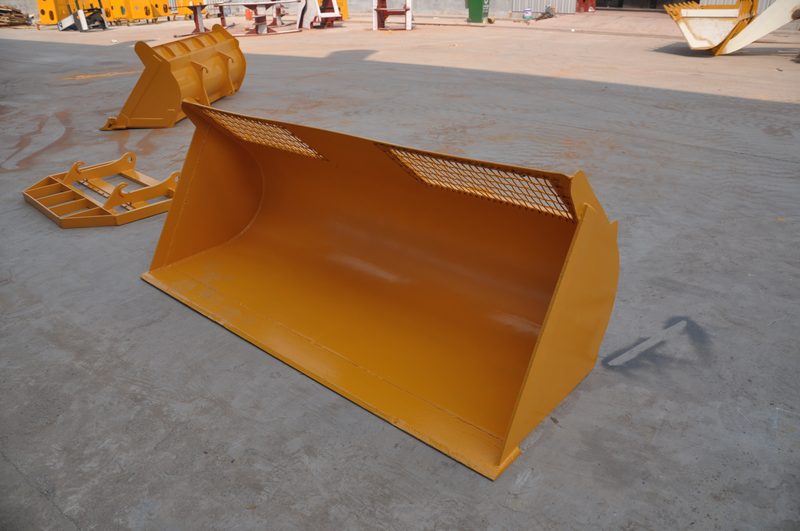 Snow Bucket attachment for backhoe loader