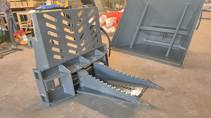 Tree Stump Puller attachment for backhoe loader
