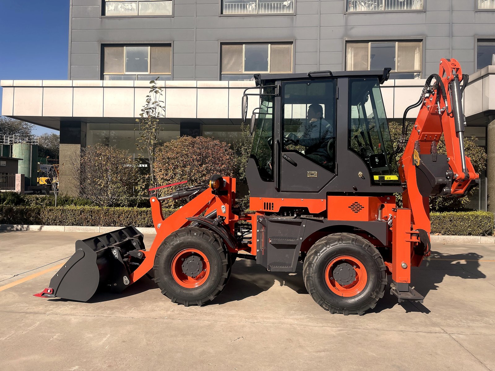 BL 35-12 - Side Profile — backhoe loader